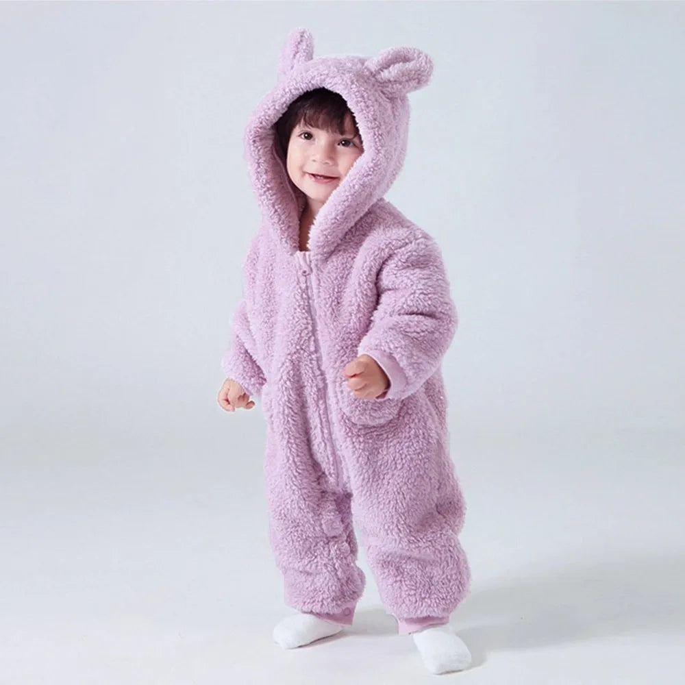 2025 Cozy Warm Fleece Jumpsuit Animal Rompers