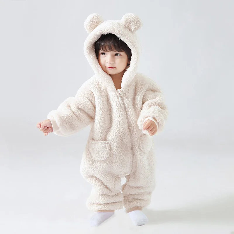 2025 Cozy Warm Fleece Jumpsuit Animal Rompers